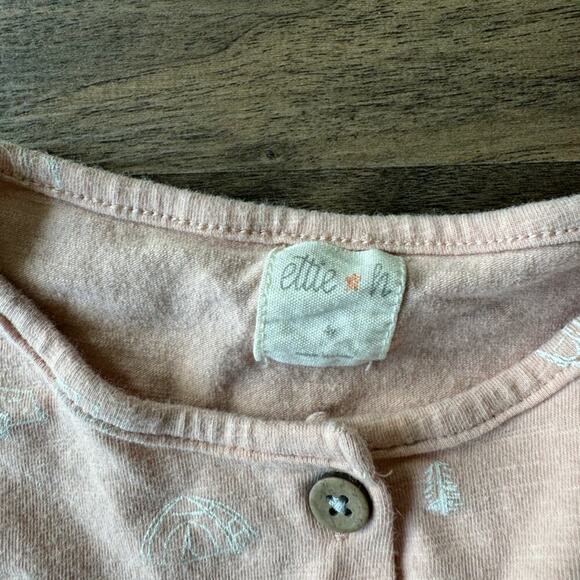 Ettie + H Girl Button Front Camping Print Dress 4y - Picture 5 of 7